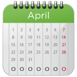April calendar icon