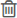 Delete bin trash icon